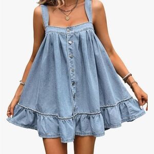 Denim Sleeveless Dress